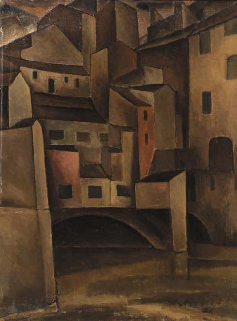 Leo Gestel Ponte Vecchio oil painting picture